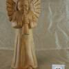 62. Carved Wood Horn Playing Angel ($70 Value - Bid $__)