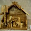 56. Bethlehem Olive Wood Creche ($50 Value - Bid $25-kz)