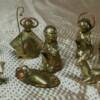 69. Brass minature Creche ($60 Value - Bid $__)